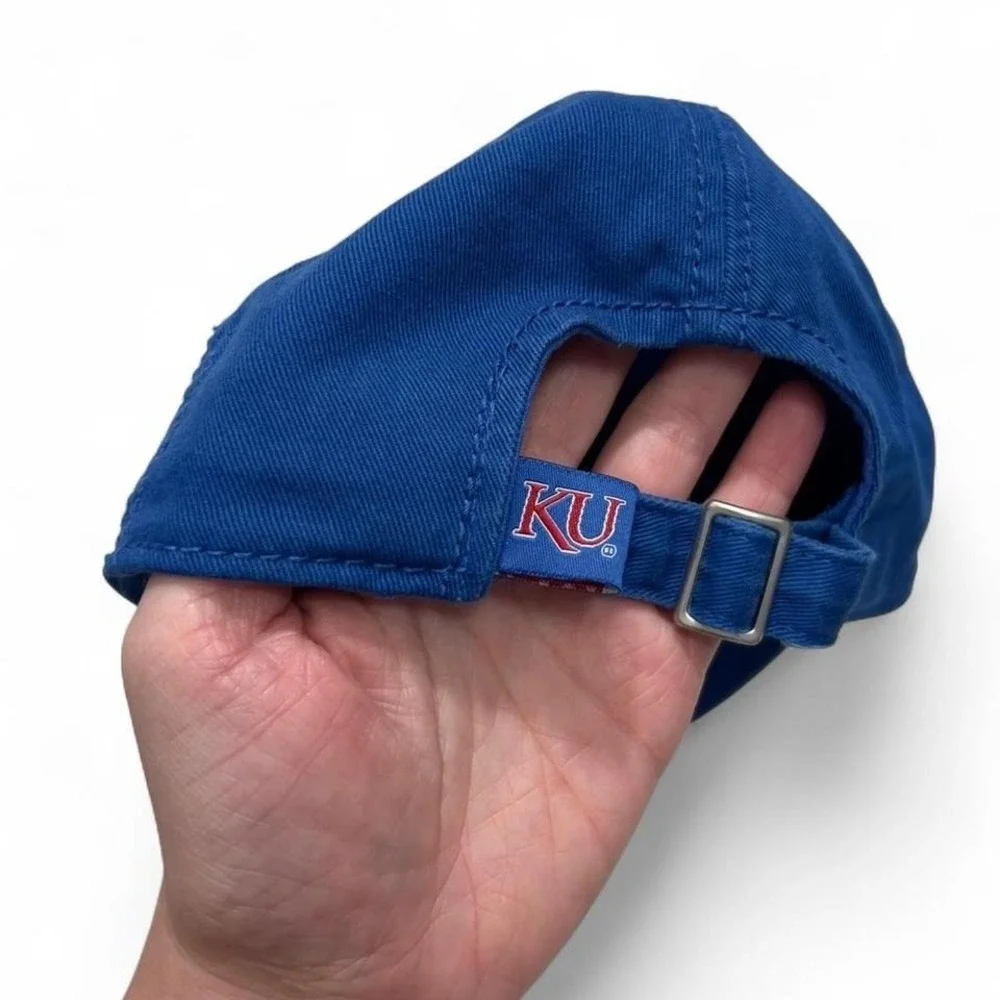 University Of Kansas‎ KU Jayhawks Women's Hat Blue Embroidered Logo Adult Cap